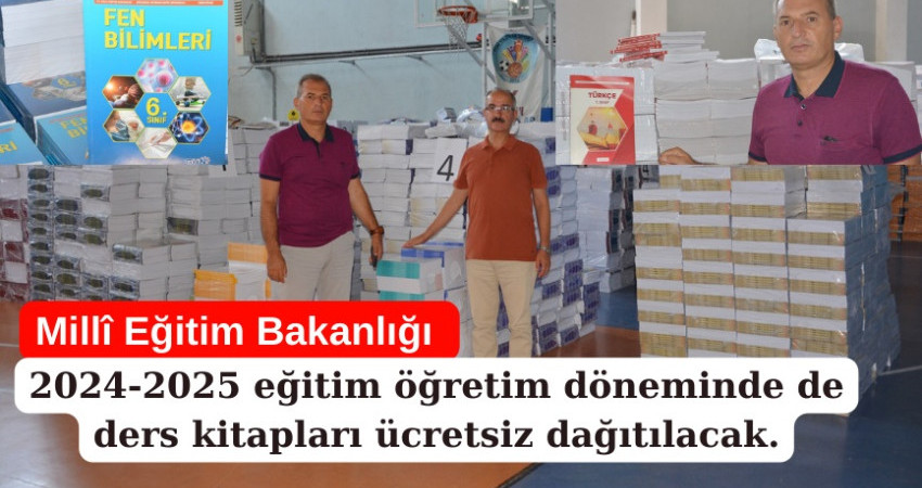 Millî Eğitim Bakanlığı ders kitaplarını ücretsiz dağıtacak.