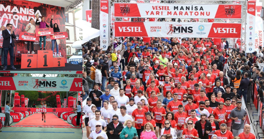 Manisa, Vestel ile üçüncü kez maraton koştu