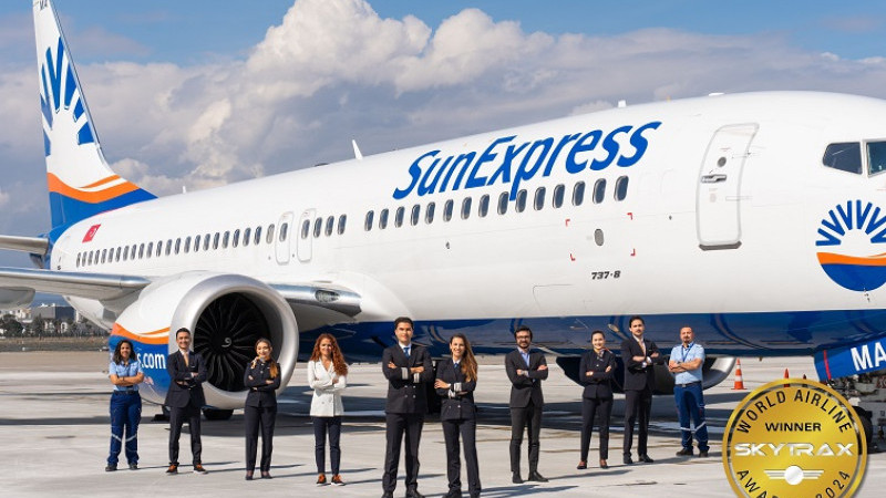 SunExpress, bu yıl da ‘Avrupa’nın En İyi Tatil Hava Yolu’ seçildi