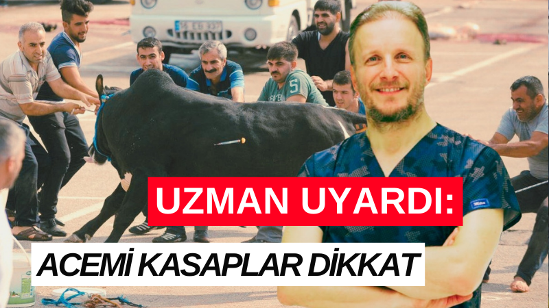 UZMANI UYARDI: ACEMİ KASAPLAR DİKKAT, BAYRAMINIZ KANLI BAYRAMA DÖNÜŞMESİN!