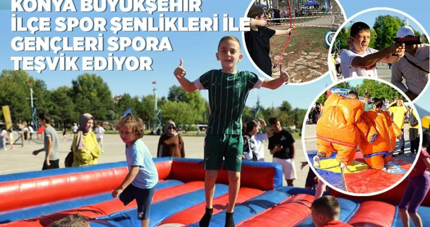 İLÇE SPOR ŞENLİKLERİ İLE GENÇLERİ SPORA TEŞVİK