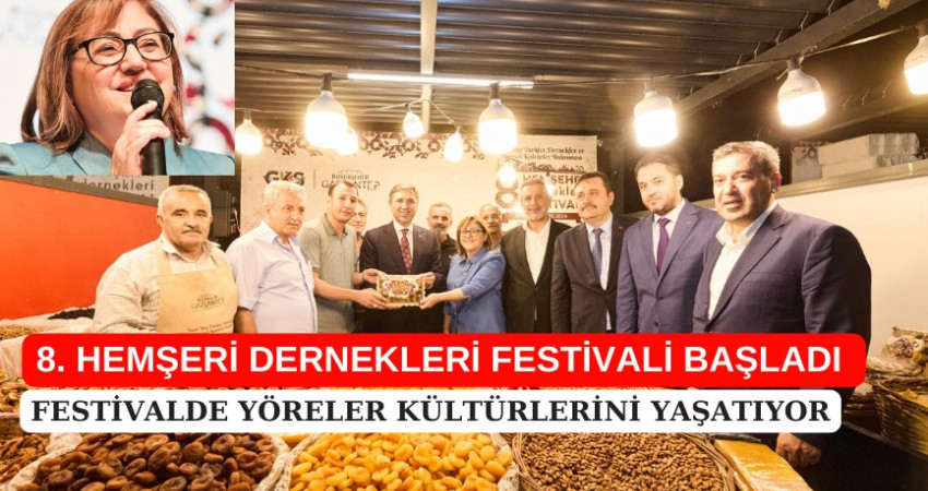 8. HEMŞERİ DERNEKLERİ FESTİVALİ BAŞLADI