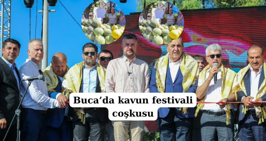 Buca’da kavun festivali coşkusu