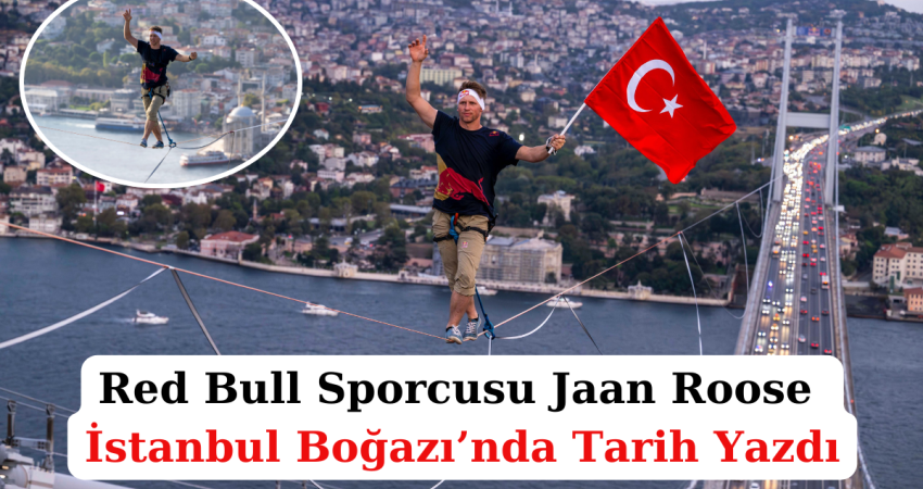 Red Bull Sporcusu Jaan Roose İstanbul Boğazı’nda Tarih Yazdı