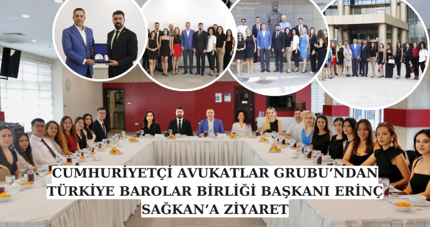 TÜRKİYE BAROLAR BİRLİĞİ BAŞKANI ERİNÇ SAĞKAN’A ZİYARET