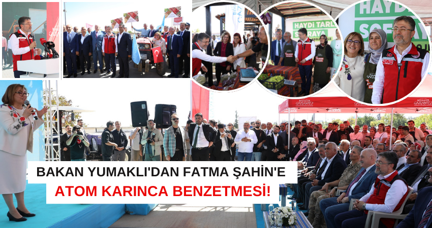 BAKAN YUMAKLI'DAN FATMA ŞAHİN'E ATOM KARINCA BENZETMESİ!