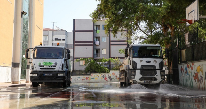 Buca Belediyesi’nden okullarda temizlik seferberliği