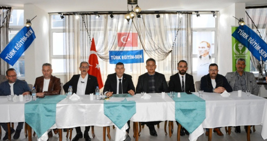 Türk Eğitim Sen Manisa Şubesi İlçe yönetimleri istişare toplantısı Saruhanlı Belediyesi Sosyal Tesis