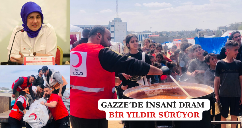 GAZZE’DE İNSANİ DRAM BİR YILDIR SÜRÜYOR