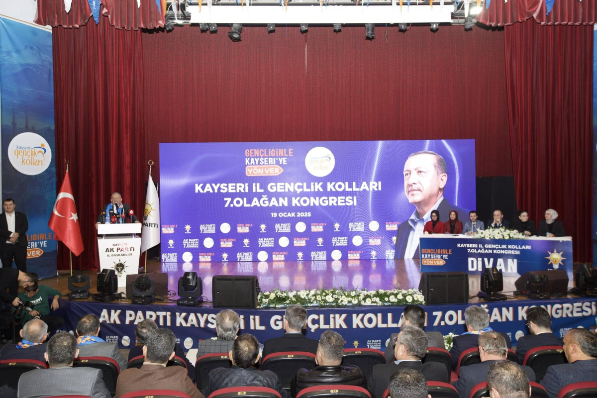 BAŞKAN BÜYÜKKILIÇ, AK PARTİ KAYSERİ İL GENÇLİK KOLLARI KONGRESİ’NE KATILDI