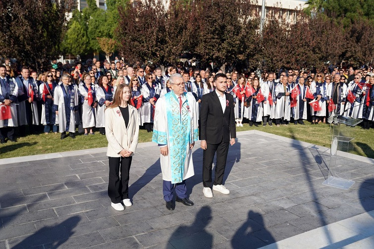 Ege Üniversitesinde, Cumhuriyet Bayramı coşkuyla kutlandı