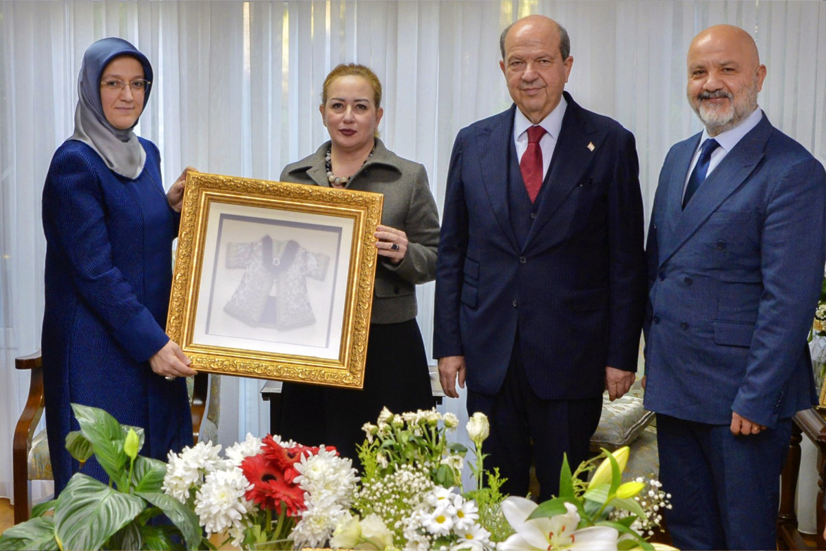 Rektör Prof. Dr. Rana Kibar Kuzey Kıbrıs Türk Cumhuriyeti Cumhurbaşkanı Ersin Tatar’ı Ziyaret Etti