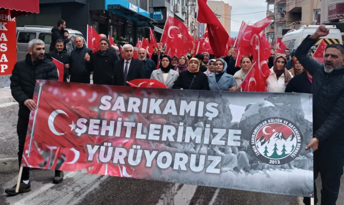 SARIKAMIŞ ŞEHİTLERİ BUCA'DA ANILDI