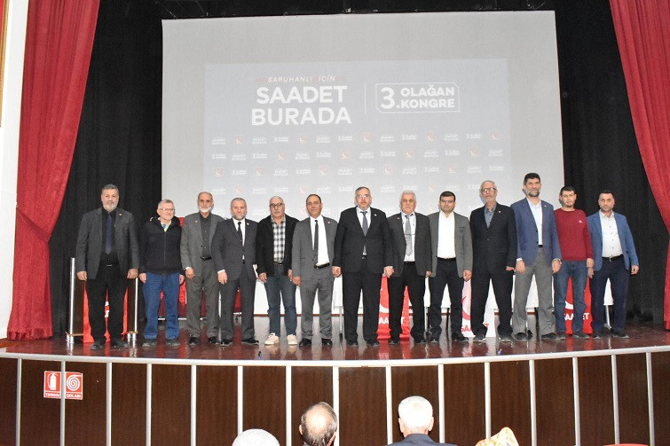 Saruhanlı Saadet Partisi 3. Olağan Kongresi Gerçekleştirildi