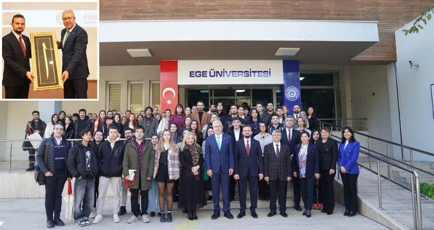 Türkiye Ulusal Ajansı Başkanı İlker Astarcı uluslararası projeler konusunda Egelileri bilgilendirdi