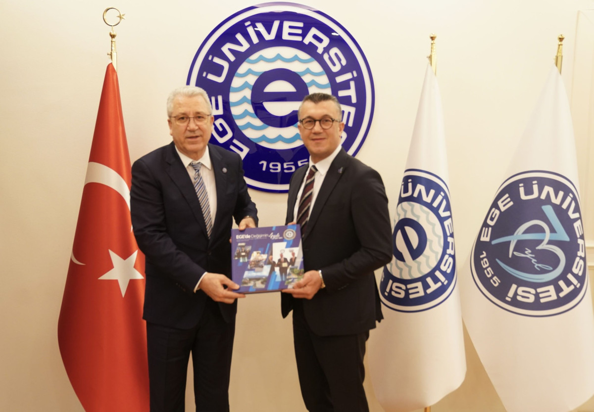 TÜSEB Başkanı Prof. Dr. Ümit Kervan, Ege Üniversitesine konuk oldu