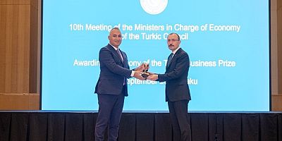 SOCAR Türkiye, ‘Türk Konseyi Yatırım Ödülü’nü Bakü’de gerçekleştirilen Ekonomi Bakanları Zirvesi’nde aldı